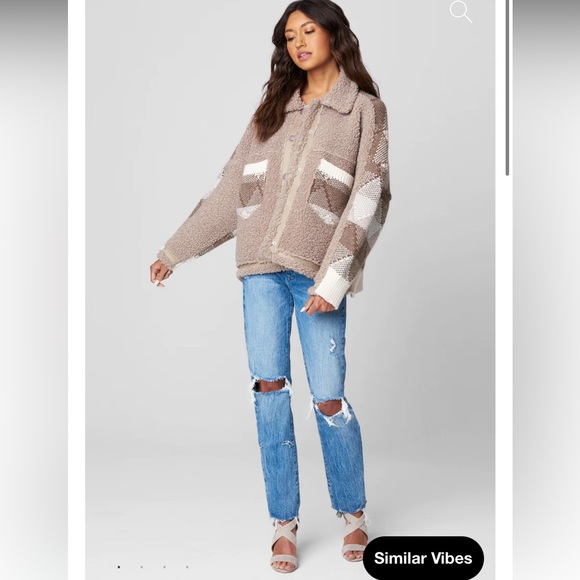 Brand New BLANKNYC Sherpa Button Front Jacket
Comfort Queen Beige - Picture 6 of 6